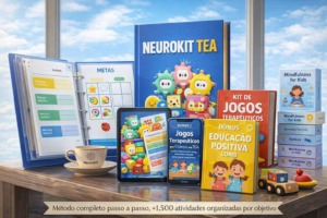 Kit de atividades terapêuticas para TEA